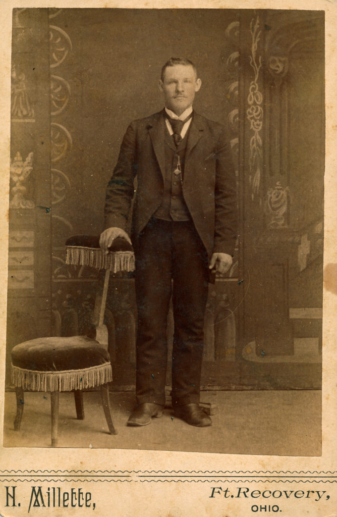 Photo of an unknown man in the 1800s, probably an Eifert or Dorsten